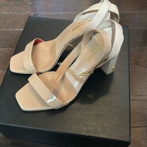 YSL Nude Block Heel